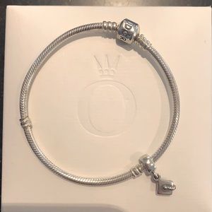 PANDORA Sterling Silver Graduation Cap/ Hat Charm